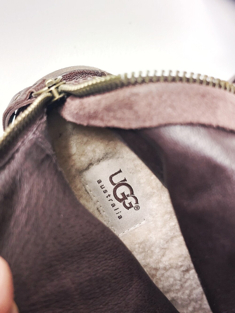 UGG Castille Java Genuine Leather Water Resistant Riding Boots Women’s 7.5 - Picture 14 of 14